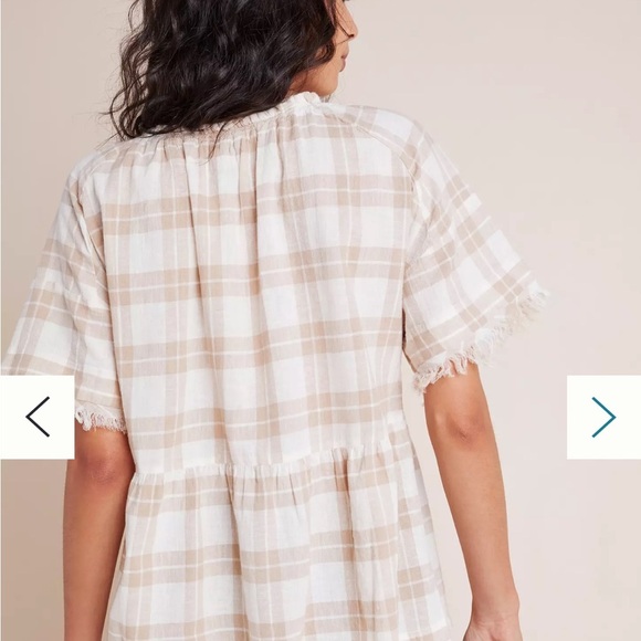 Anthropologie Pilcro Bette Babydoll Blouse XS - Picture 3 of 6